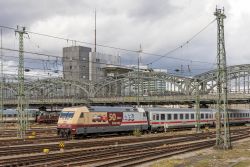 Lok der Baureihe 101 50 Jahre InterCity Jubiläumslok