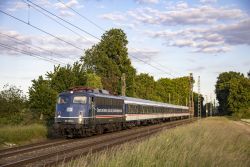 E-Lok der DB-Baureihe 110 in Kassel Hauptbahnhof