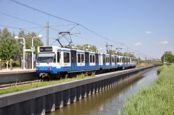 Metro Amsterdam Endstation Westwijk der ehemaligen Sneltram Linie 51