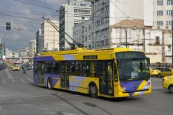 Obus Athen Trolleybus Piräus Van Hool Bus in Piräus