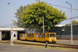 U-Bahn Budapest Metro Linie 1 Földalatti im Betriebshof vor der Werkstatt